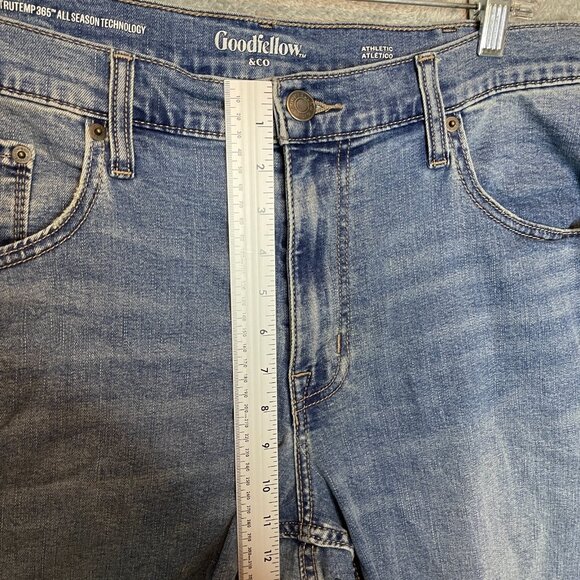 Goodfellow Men True Temp 365 Tech Classic Preppy Athletic Fit Denim Jean 40x30 - Picture 9 of 11